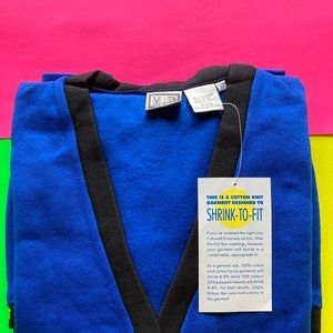 A Royal Blue "Matter of Degrees" Sweater  NWT's